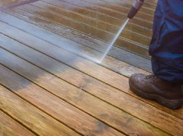 Deck Pressure Washing