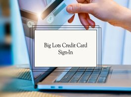 big lots credit card sign in