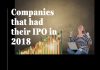 companies that had their ipo in 2018