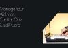 walmart capital one credit card login