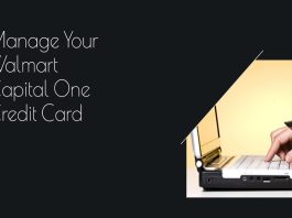 walmart capital one credit card login