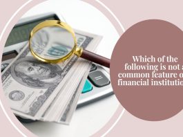 which of the following is not a common feature of a financial institution